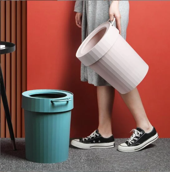 Artículos de cocina de la encimera del cubo de basura del hogar de la manija del recolector de basura 12L